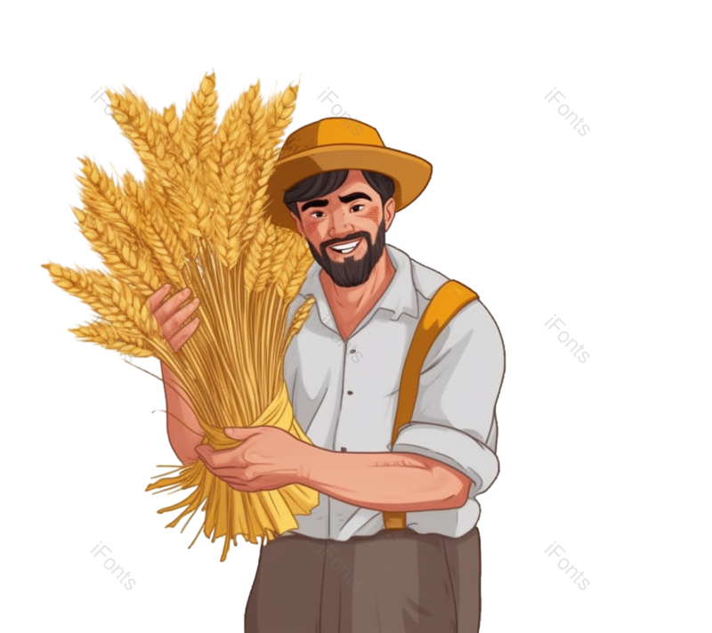 芒种图片,元素元素,秋天PNG,插画免抠素材